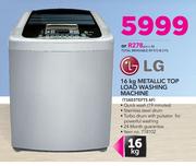 LG 16kg Metallic Top Load Washing Machine T1603TEFTS AF