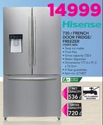 Hisense 730Ltr French Door Fridge/Freezer 720FS WD