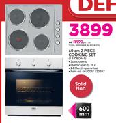 Defy 60cm 2 Piece Cooking Set S S DBO461