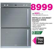 Defy Metallic Gourmet Double Oven DBO468