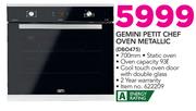 Defy Gemini Petit Chef Oven Metallic DBO475