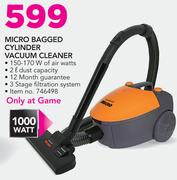 Bennett Read Micro Bagged 1000W Cylinder Vacuum Cleaner