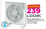 Logik 30cm Box Fan 30-TX6
