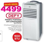 Defy 9000BTU Portable Air Conditioner ACP09H2