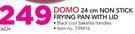 Domo 24cm Non Stick Frying Pan With Lid