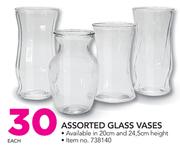 Assorted Glass Vases-Each