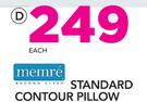 Memre Standard Contour Pillow-Each