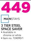 Mainstays 3 Tier Steel Space Saver