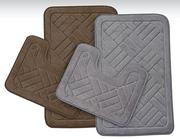 2 Piece Memory Foam Bath Mat Set-Per Set