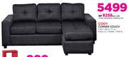 Cody Corner Couch-207 x 84.5 x 77cm