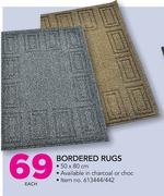 Waltex Bordered Rugs-Each