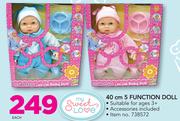 My Sweet Love 40Cm 5 Function Doll-Each