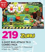 Zuru X-Shot Bug Attack TK-3 Combo Pack-Each