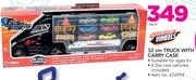 Adventure Wheels 32Cm Truck With Carry Case-Each