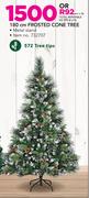 180cm Frosted Cone Tree