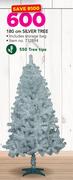 180cm Silver Tree