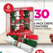 6 Pack Crepe Crackers-Per Pack