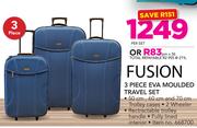 Fusion 3 Piece EVA Moulded Travel Set