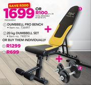 Everlast Dumbbell Pro Bench 