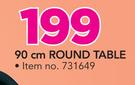 Cenplast 90cm Round Table