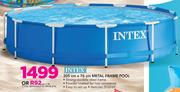 Intex 305cm x 76cm Metal Frame Pool