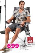 Out And About 3 Position Reclining Arm Chair