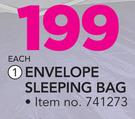 Discovery Adventures Envelope Sleeping Bag