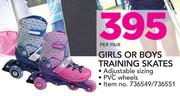 No Fear Girls Or Boys Training Skates-Per Pair