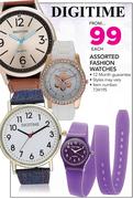 Digitime Assorted Fashion Watches-Each