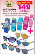 Mimbee Watch And Sunglass Combo