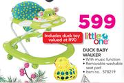 Little One Duck Baby Walker