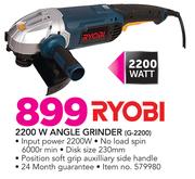 Ryobi 2200W Angle Grinder G-2200