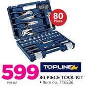 TopLine 80 Piece Tool Kit-Per Set