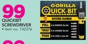 Gorilla Quick Bit Screwdriver