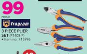 Fragram 3 Piece Plier Set P1403 P-Per Set