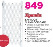 Xpanda Saftidor Slam Lock Gate