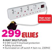 Ellies 8 Way Multi-Plug
