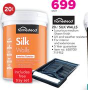 Homestead 20Ltr Silk Walls