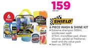Shield 6 Piece Wash & Shine Kit