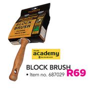Academy Block Brush