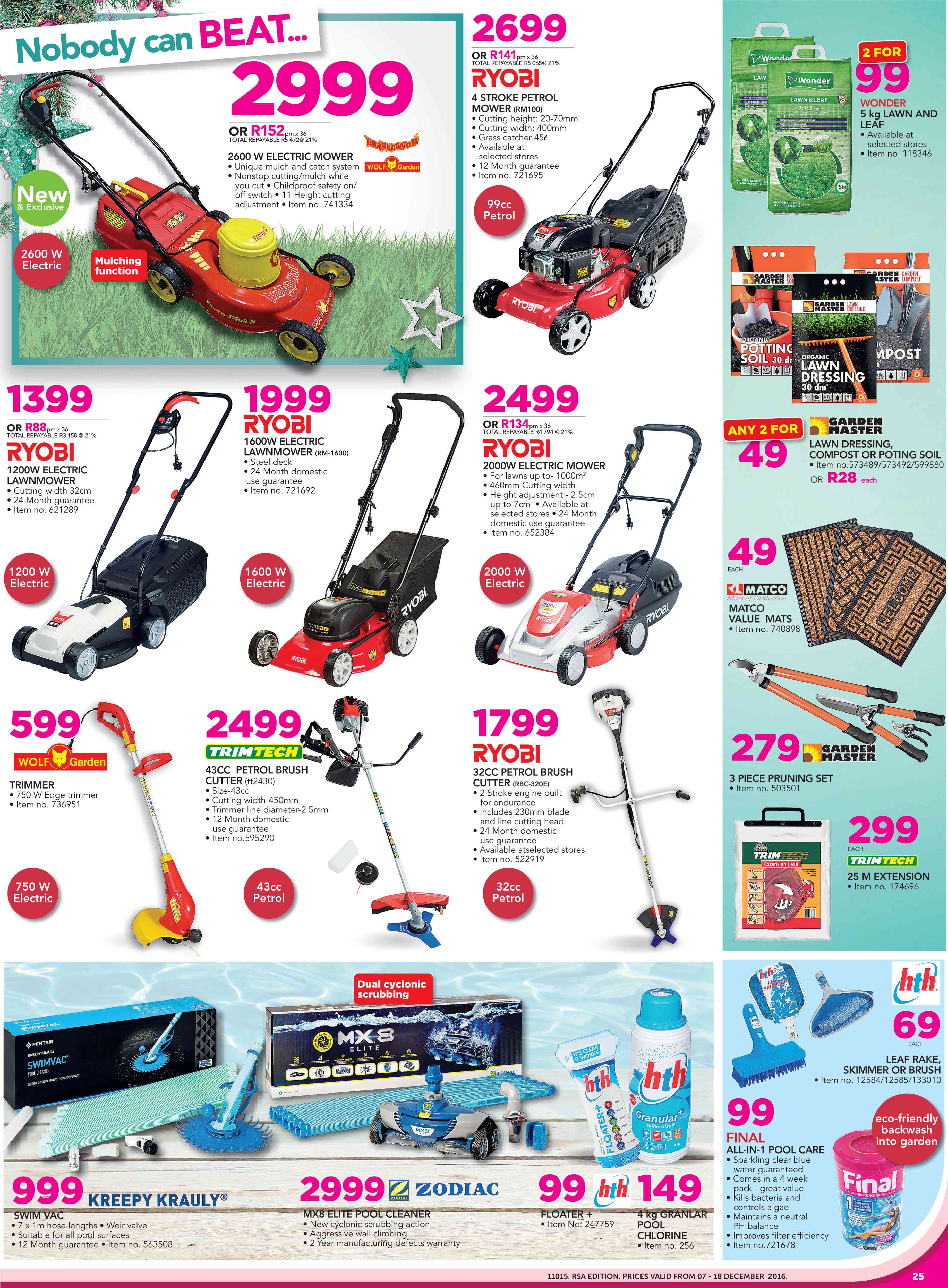 Special TrimTech 43cc Petrol Brush Cutter TT2430 — www.guzzle.co.za