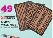 Matco Value Mats-Each