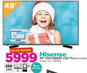 Hisense 49" FHD Smart LED TV 49K3110PW
