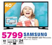 Samsung 40" FHD Smart LED TV 40J5200
