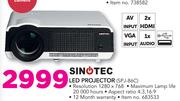 Sinotec LED Projector SPJ-86C