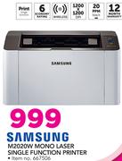 Samsung M2020W Mono Laser Single Function Printer