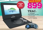 Teac 7" Portable DVD Black DVP-737B