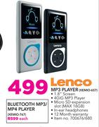 Lenco MP3 Player/MP4 Player XEMIO-767-Each