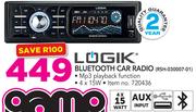 Logik Bluetooth Car Radio RSH-030007-01