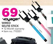 Voyager Wired Selfie Stick